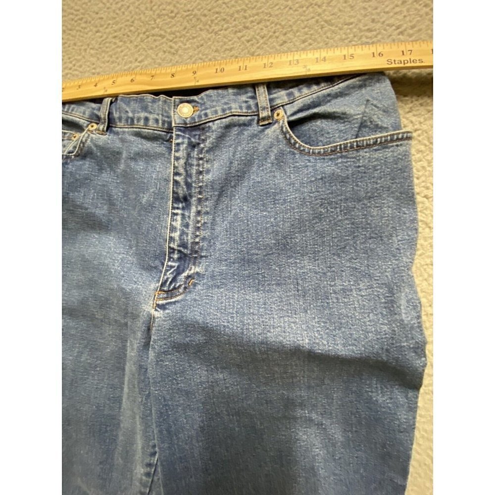 Ralph Lauren Women’s Jeans Co Size 14 Classic Straight  Blue Denim - Picture 3 of 9